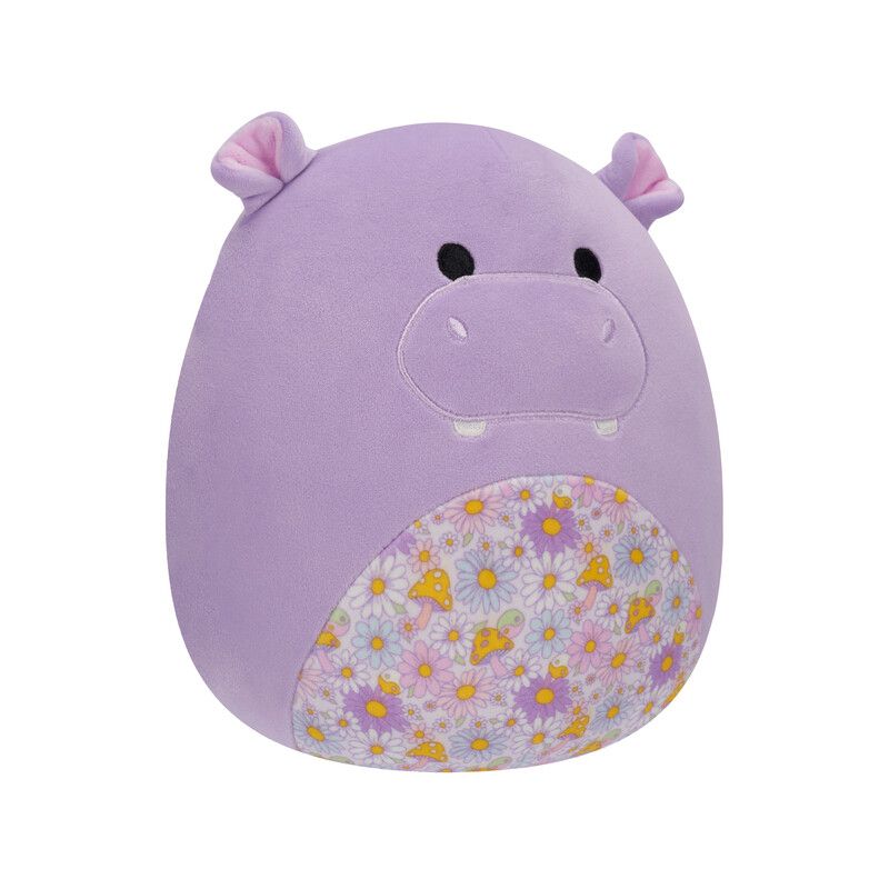 Squishmallows - Hanna Hippo Plush Toy - Purple - 19 cm