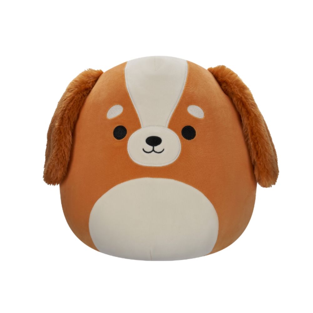 Squishmallows - Ysabel Spaniel Plush Toy - 30cm - Brown/White