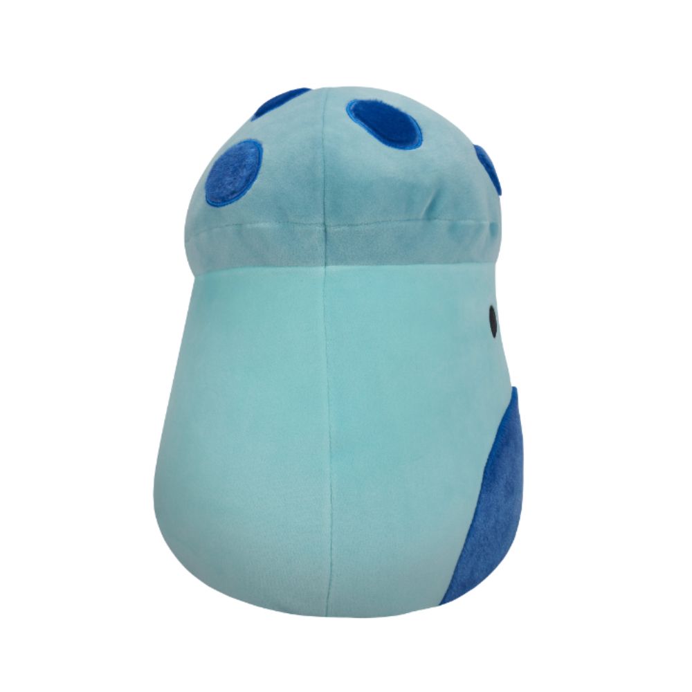 Squishmallows - Ankur Teal Mushroom With Blue Fuzzy Spots And Belly Plush Toy - 30cm