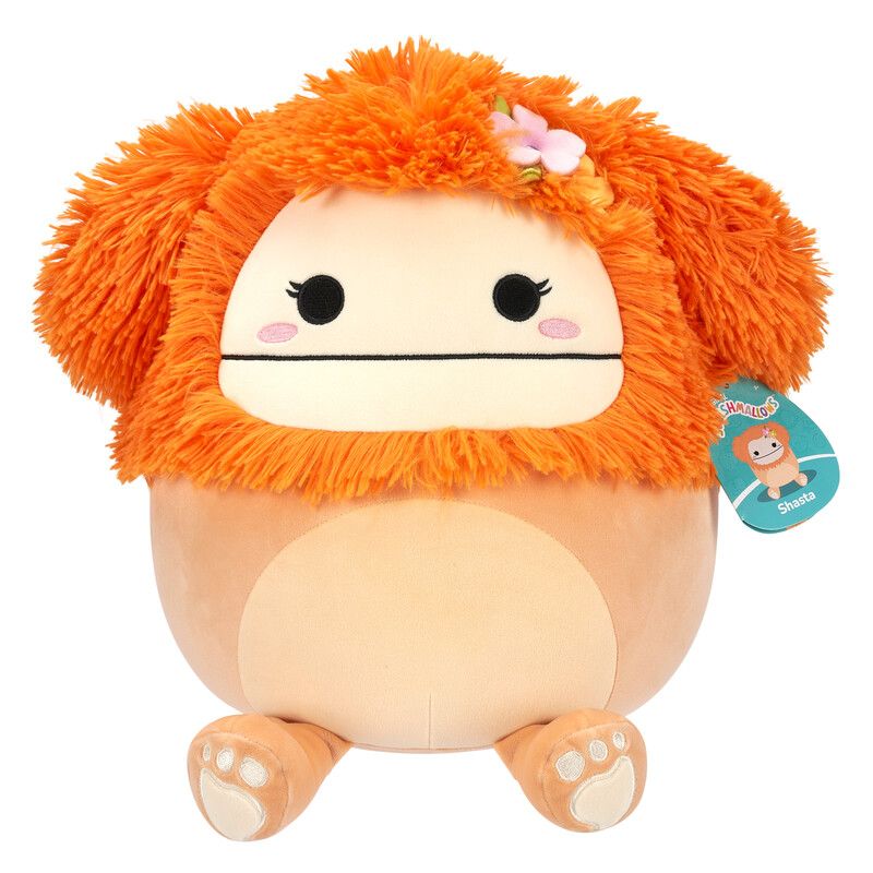 Squishmallows - Shasta Bigfoot Plush Toy - Light Orange - 30 cm