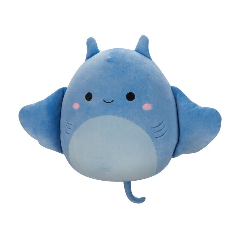 Squishmallows - Lux Manta Ray Plush Toy - Blue - 30 cm