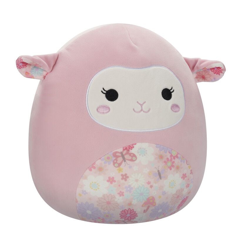 Squishmallows - Lala Lamb Medium Plush Toy - Pink - 30 cm