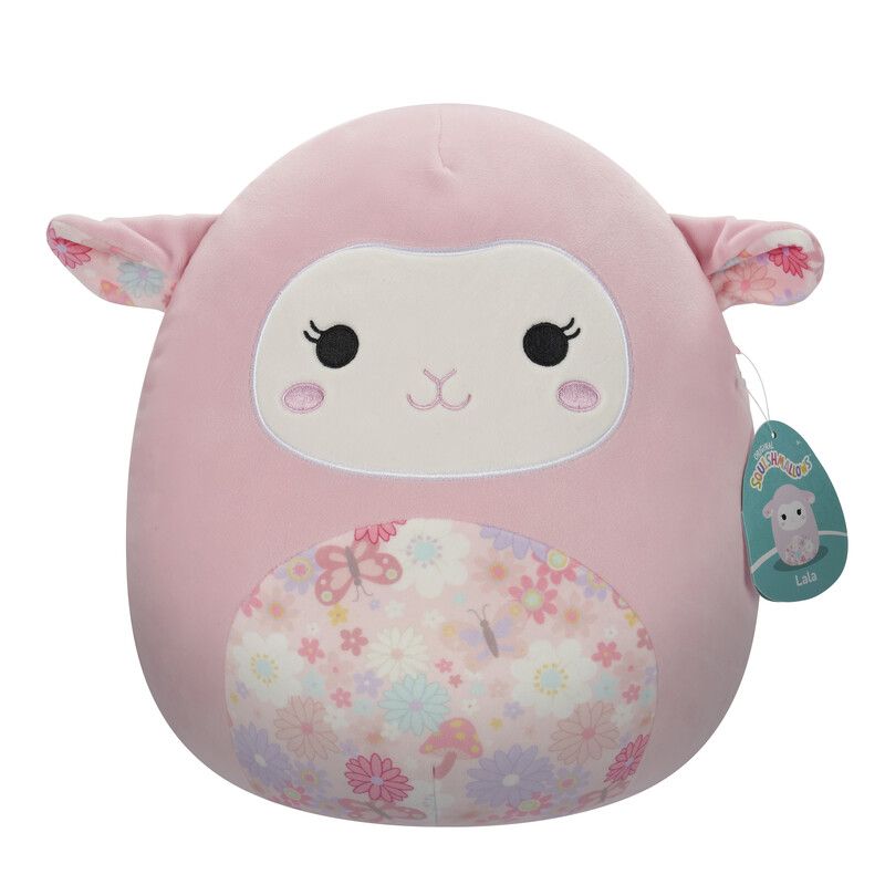 Squishmallows - Lala Lamb Medium Plush Toy - Pink - 30 cm