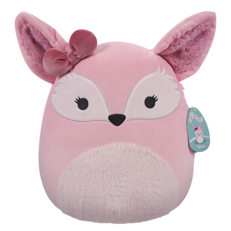 Squishmallows - Miracle Fennec Fox Plush Toy - Pink - 30 cm