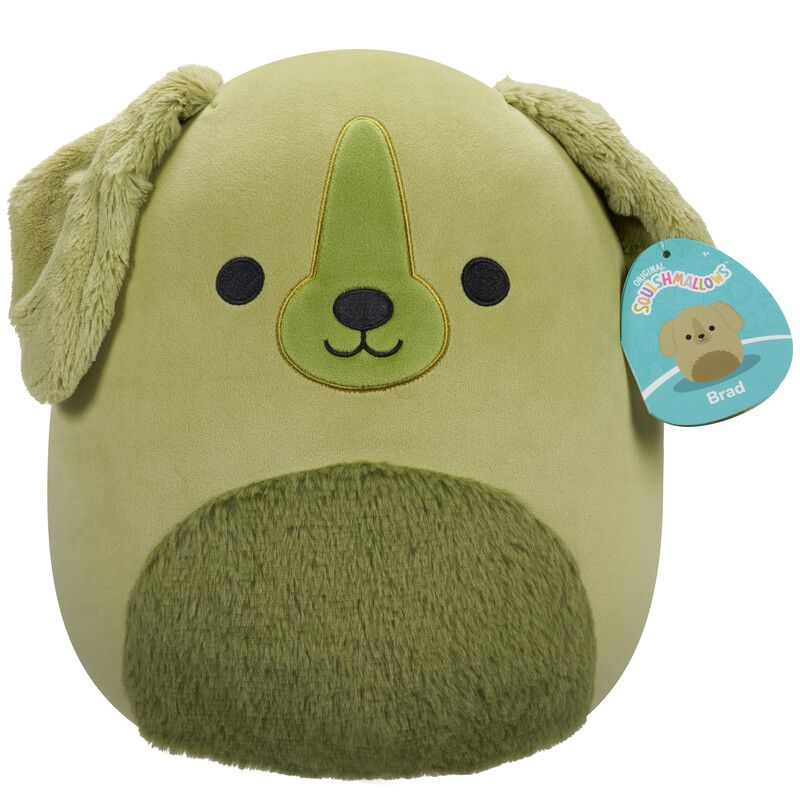 Squishmallows - Brad Retriever Medium Plush Toy - Green - 30 cm