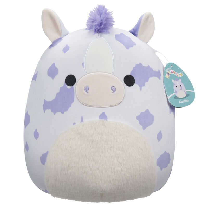 Squishmallows - Abelita Appaloosa Horse Plush Toy - Lavender - 30 cm