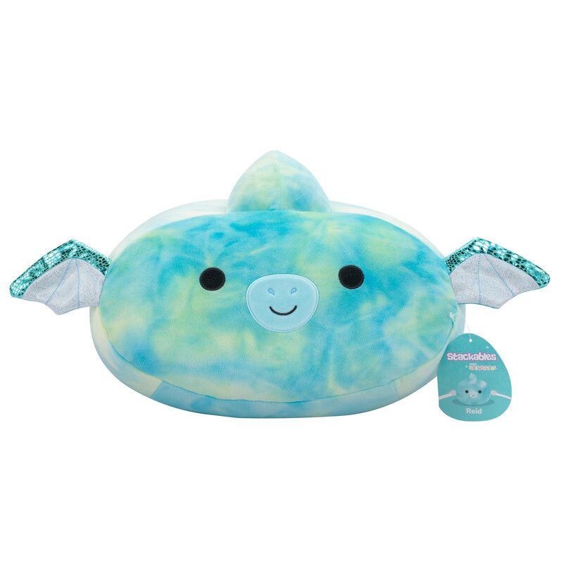 Squishmallows - Stackables Reid Pterodactyl Plush Toy - Teal - 30 cm