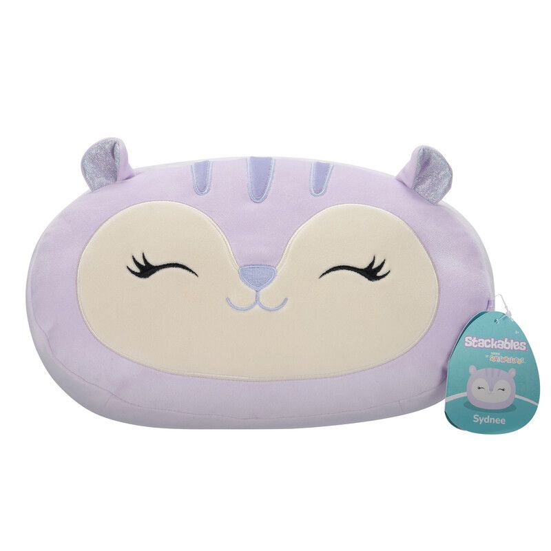 Squishmallows - Stackables Sydnee Squirrel Plush Toy - Lavender - 30 cm