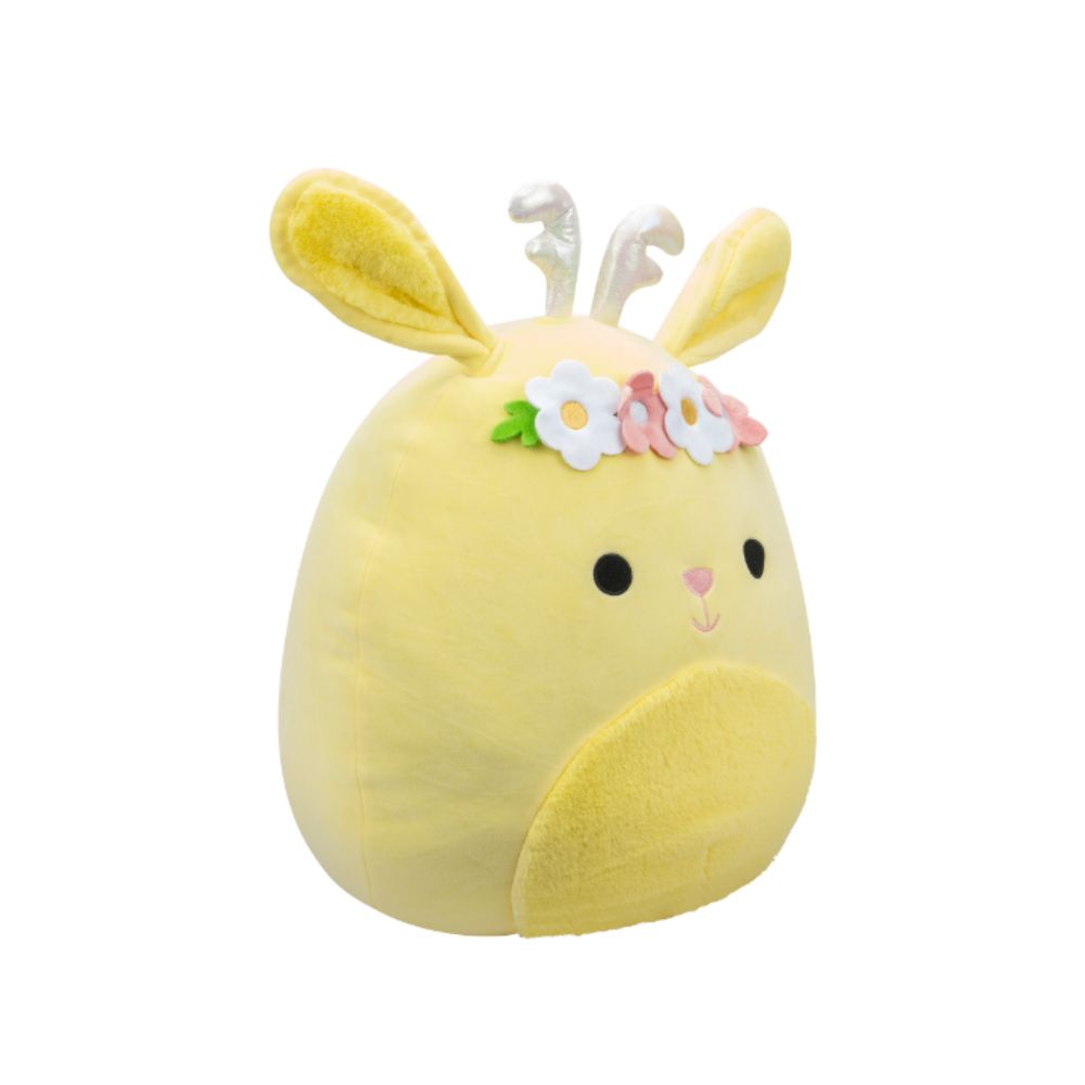 Squishmallows - Juana Jackalope Plush Toy - 40cm - Light Yellow