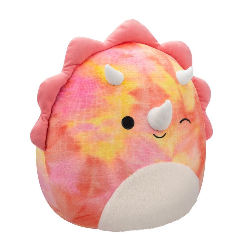 Squishmallows - Trinity Triceratops Large Plush Toy - Pink - 40 cm