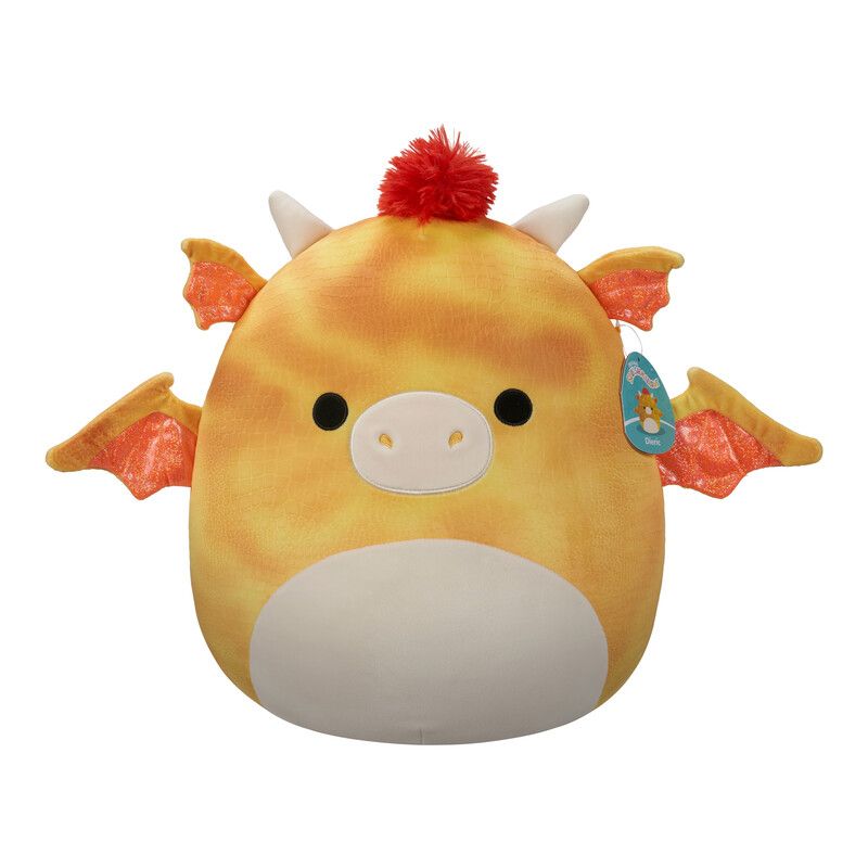 Squishmallows - Dieric Dragon Large Plush Toy - Yellow - 40 cm