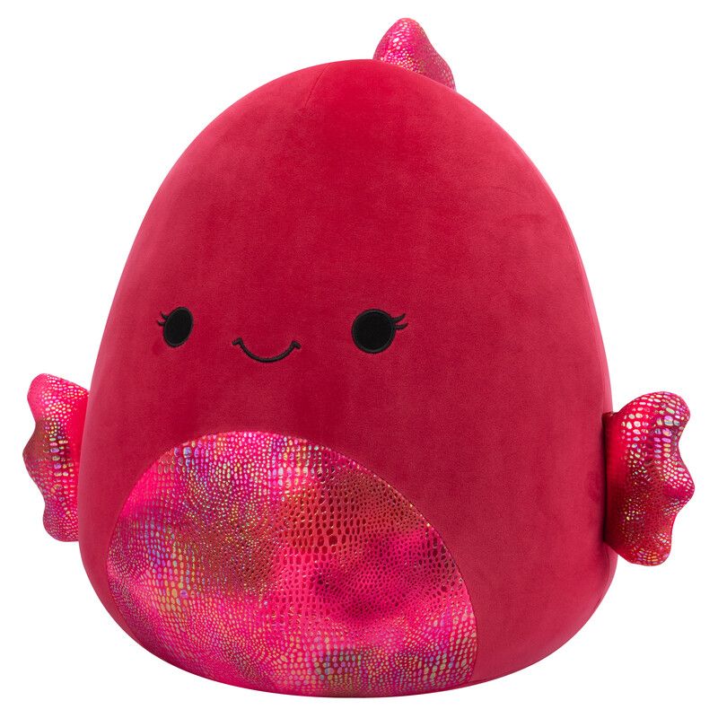 Squishmallows - Barella Betta Fish Large Plush Toy - Raspberry - 40 cm