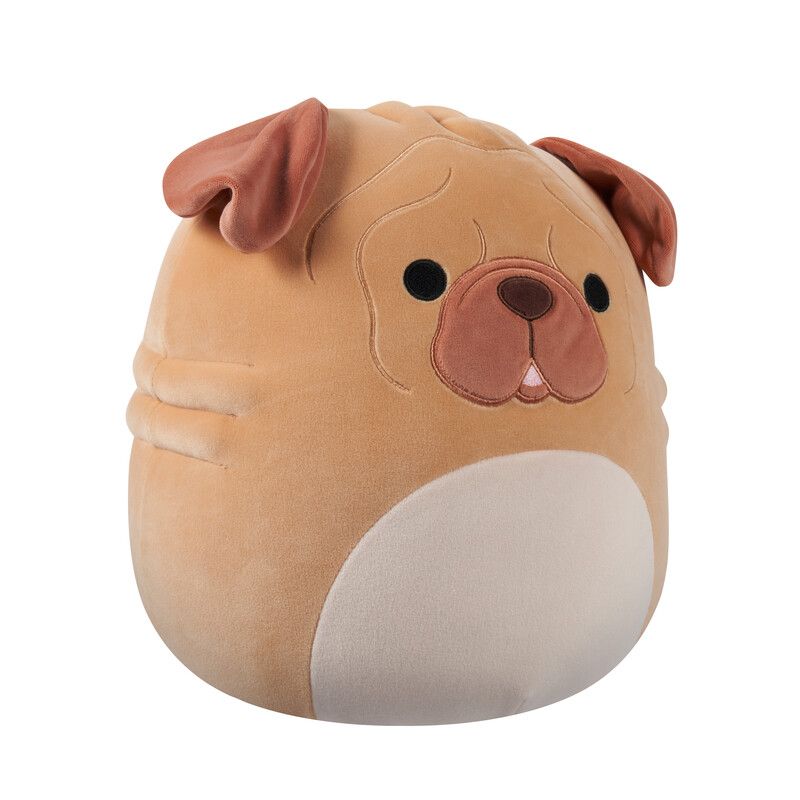 Squishmallows - Morton Shar Pei Medium Plush Toy - Brown - 30 cm