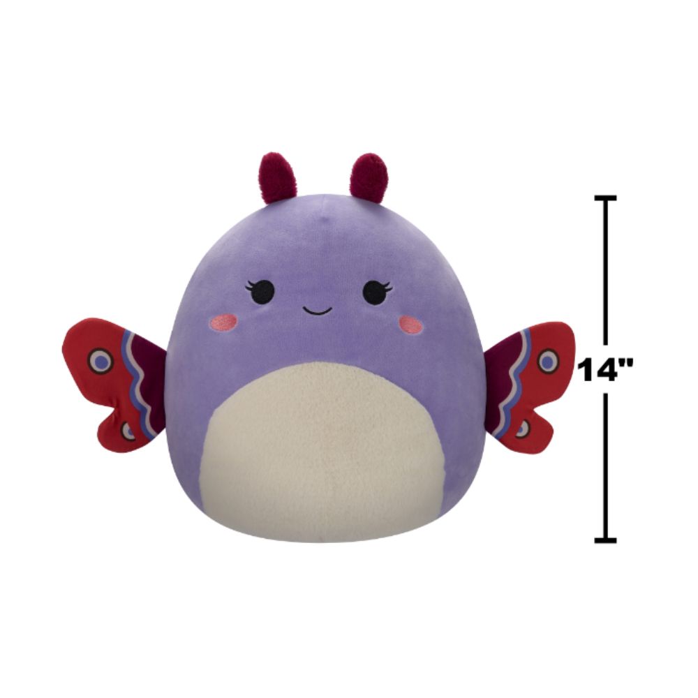 Squishmallows - Sandrine Lavender Moth Plush Toy - 35.5 cm