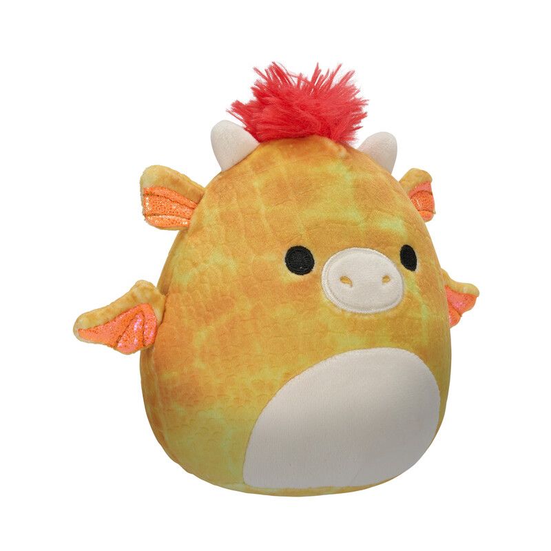 Squishmallows - Dieric Dragon Little Plush Toy - Yellow - 12 cm