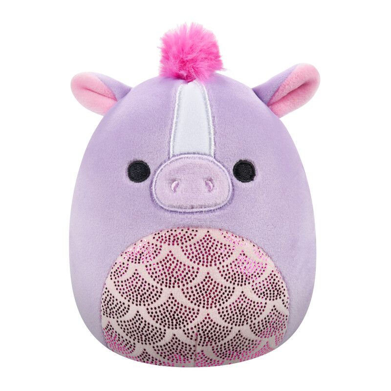 Squishmallows - Quayn Hippocampus Little Plush Toy - Purple - 12 cm