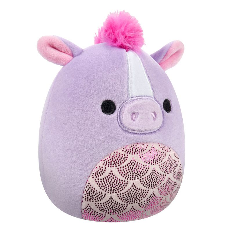 Squishmallows - Quayn Hippocampus Little Plush Toy - Purple - 12 cm