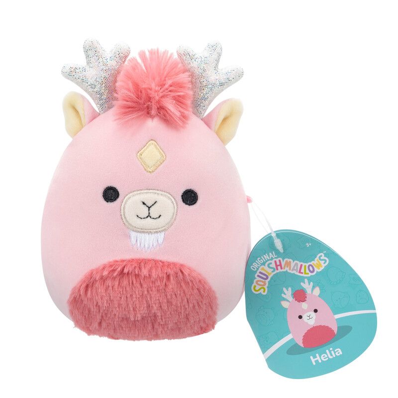 Squishmallows - Helia Kirin Little Plush Toy - Pink - 12 cm