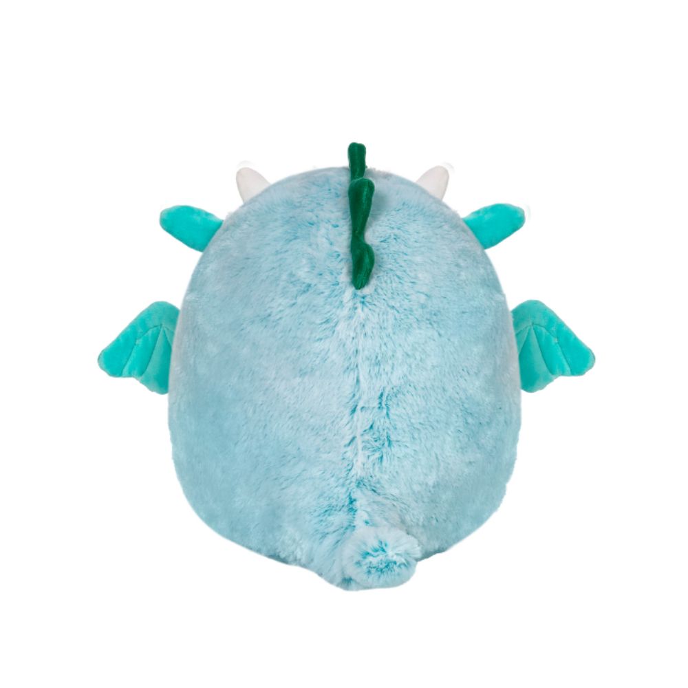 Squishmallows - Fuzzamallows Lorelai Dragon Plush Toy - 30cm - Teal