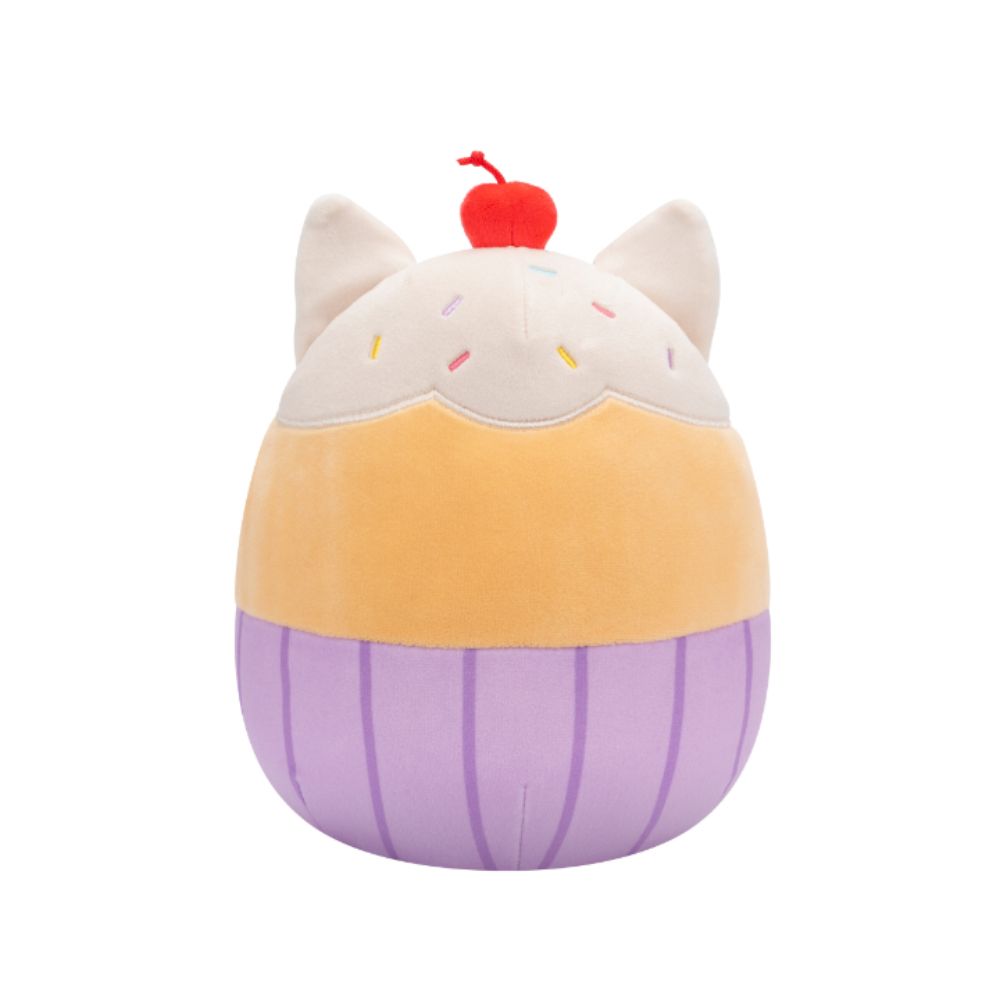 Squishmallows - Kensington Vanilla Cupcake Cat Plush Toy - 19 cm