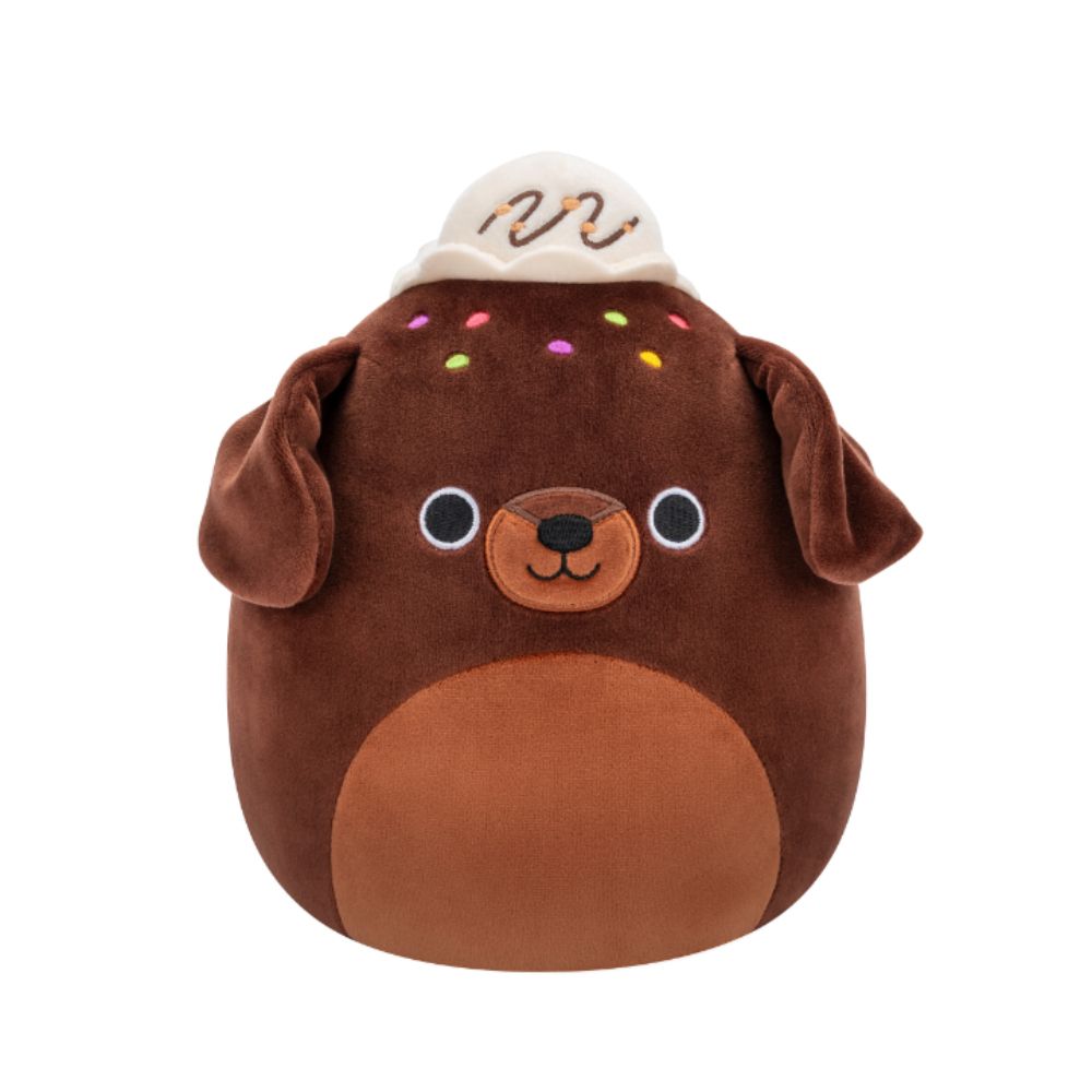 Squishmallows - Chico Brownie Chocolate Lab Plush Toy - 19 cm