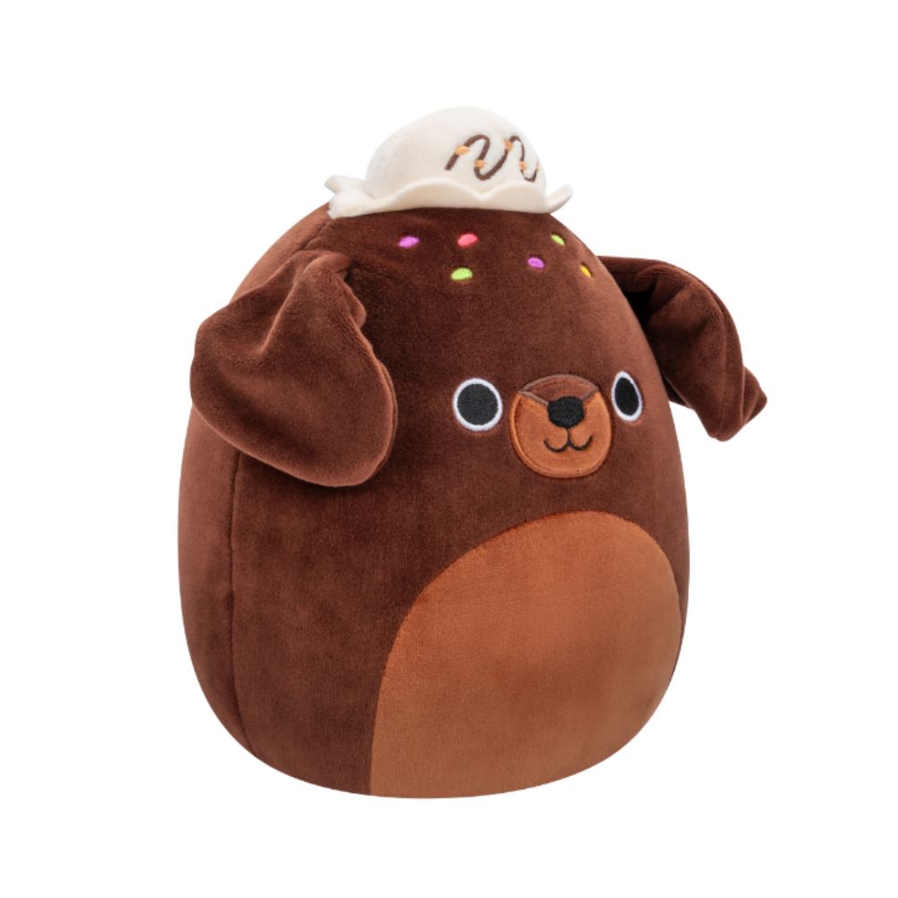 Squishmallows - Chico Brownie Chocolate Lab Plush Toy - 19 cm