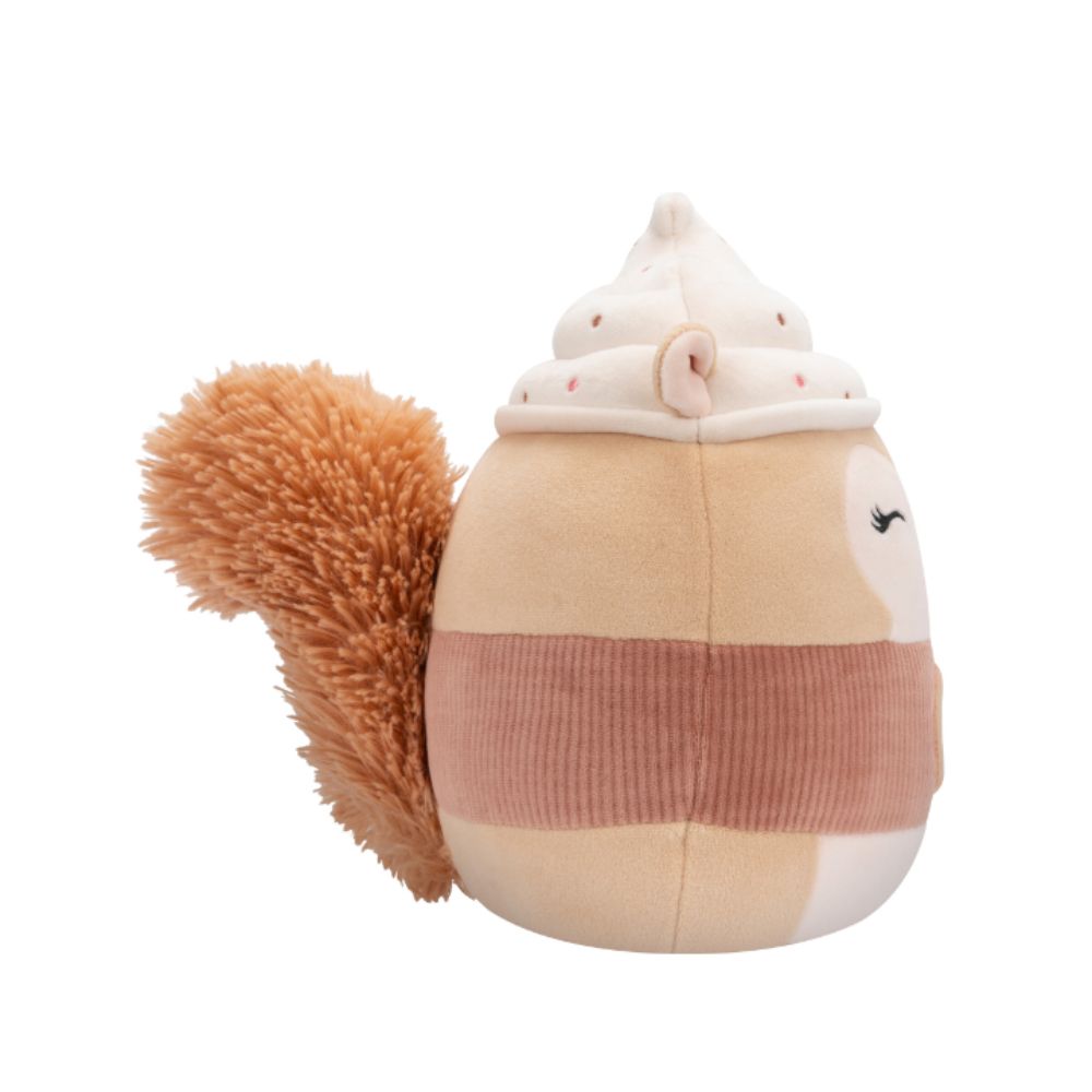 Squishmallows - Reza Latte Squirrel Plush Toy - 19 cm