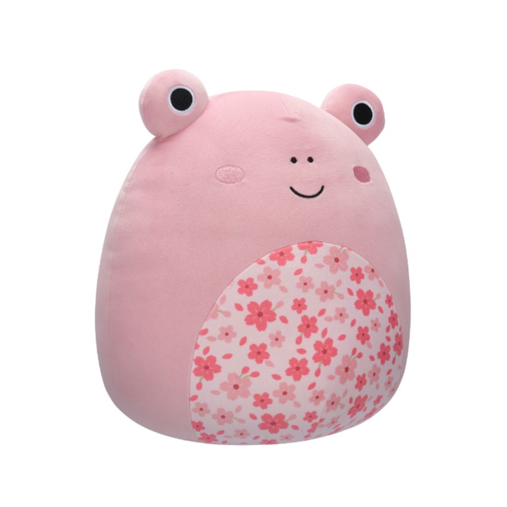 Squishmallows - Kline Frog With Sakura Flower Belly Plush Toy - 30cm - Pink