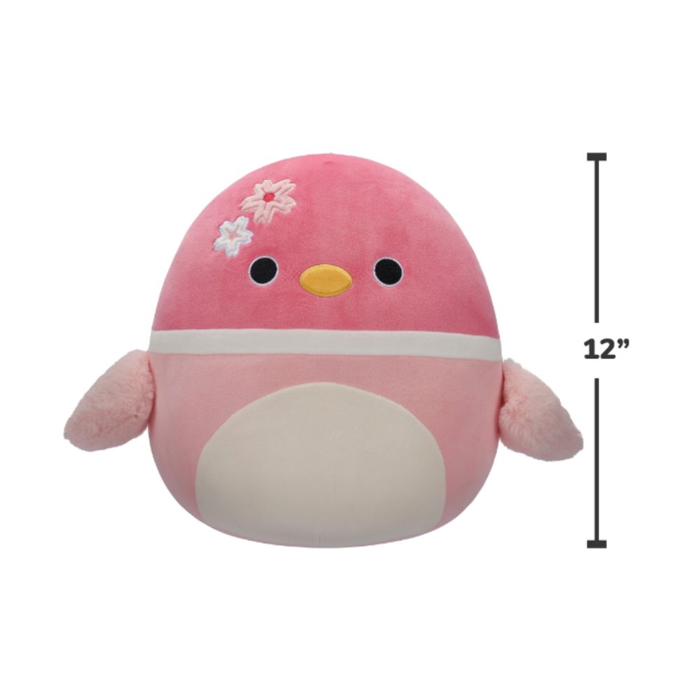 Squishmallows - Sonja Mallard Duck With Sakura Flowers Plush Toy - 30cm - Pink