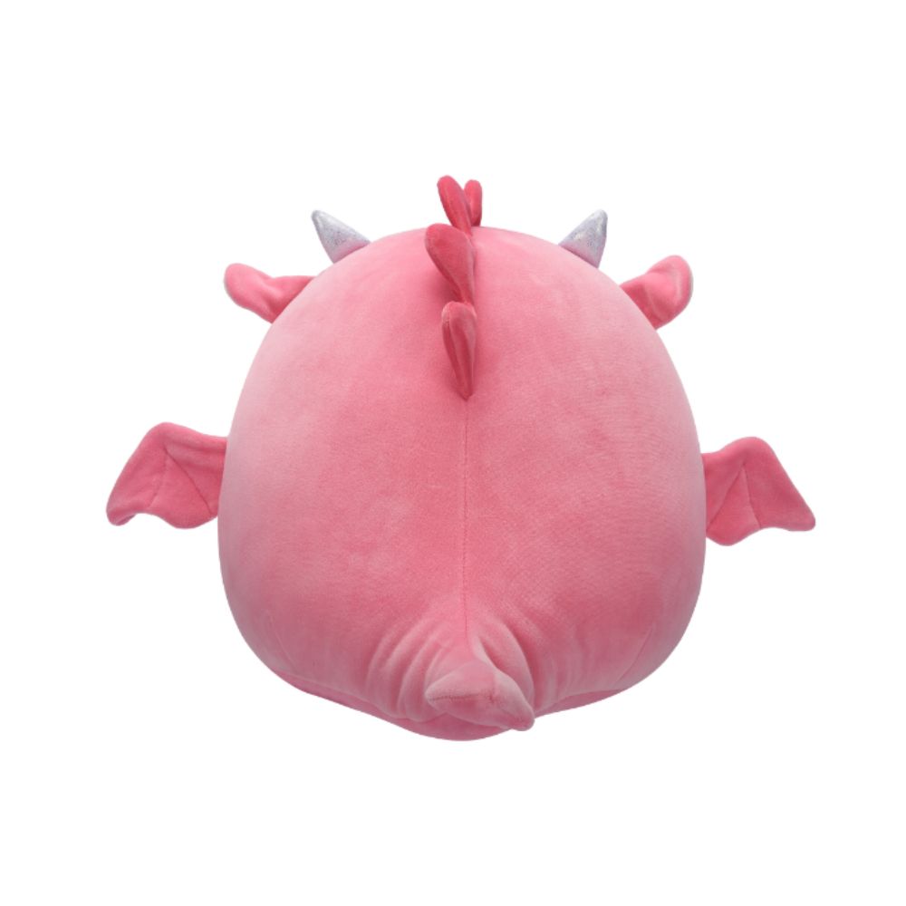 Squishmallows - Aegi Dragon With Sakura Flower Belly Plush Toy - 30cm - Pink