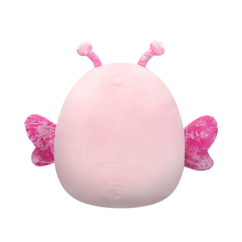 Squishmallows - Light Velvet Butterfly Plush Toy - 30cm - Pink