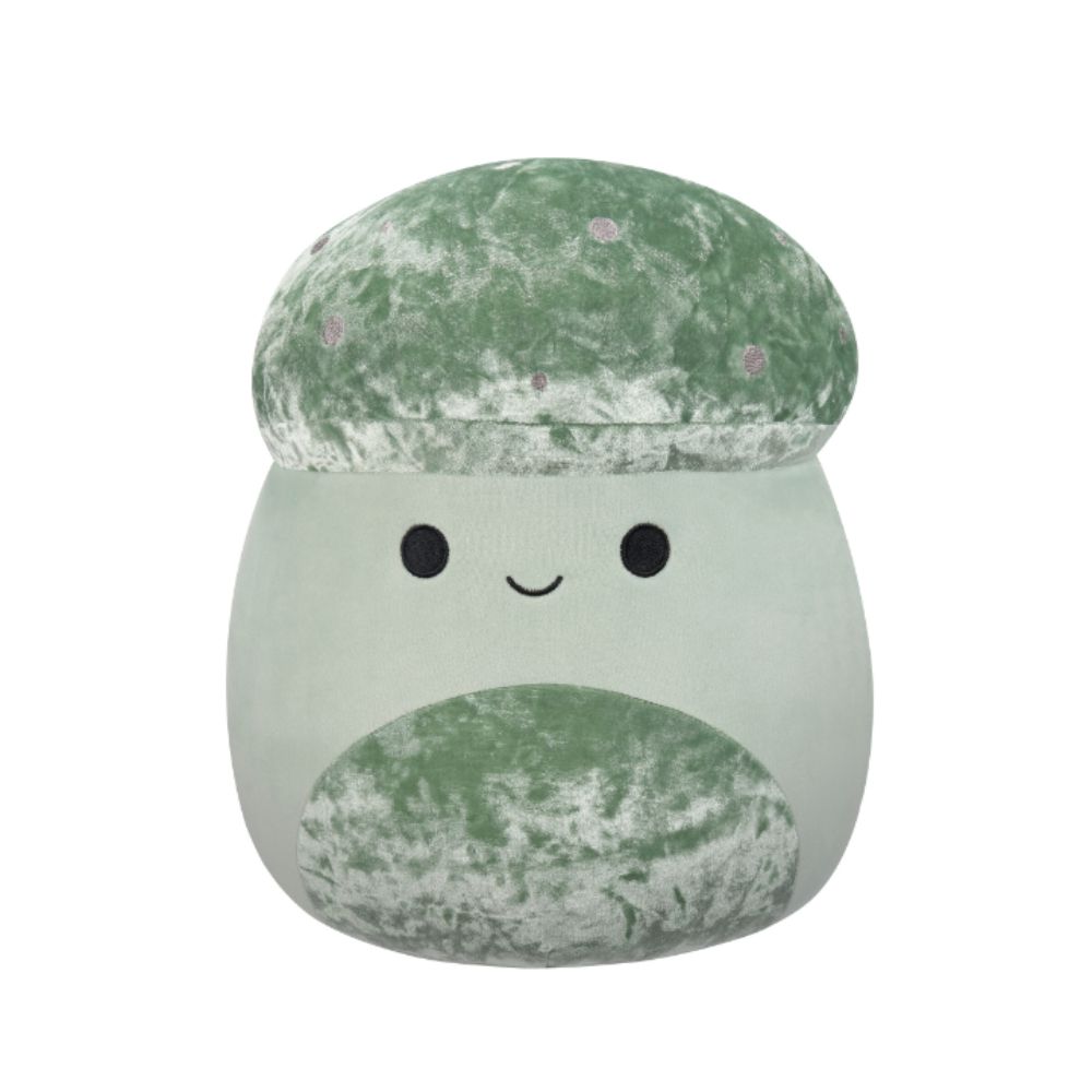 Squishmallows - Velvet Mushroom Plush Toy - 30cm - Light Green