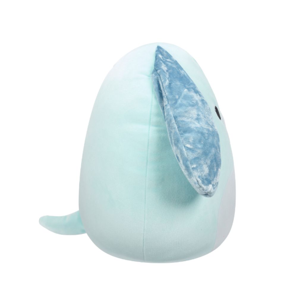 Squishmallows - Velvet Dog With Aqua Ears Plush Toy - 30cm - Light Aqua