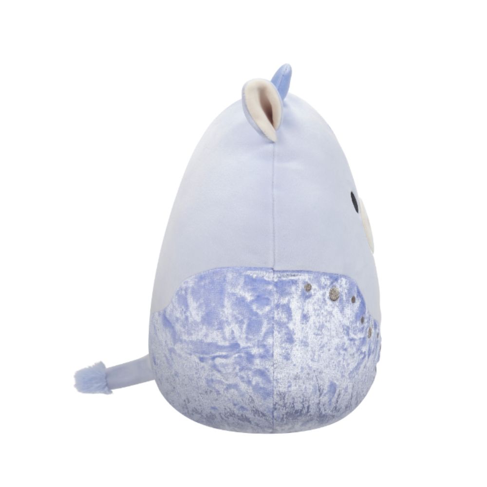 Squishmallows - Velvet Cow With Blue Patches Plush Toy - 30cm - Light Blue