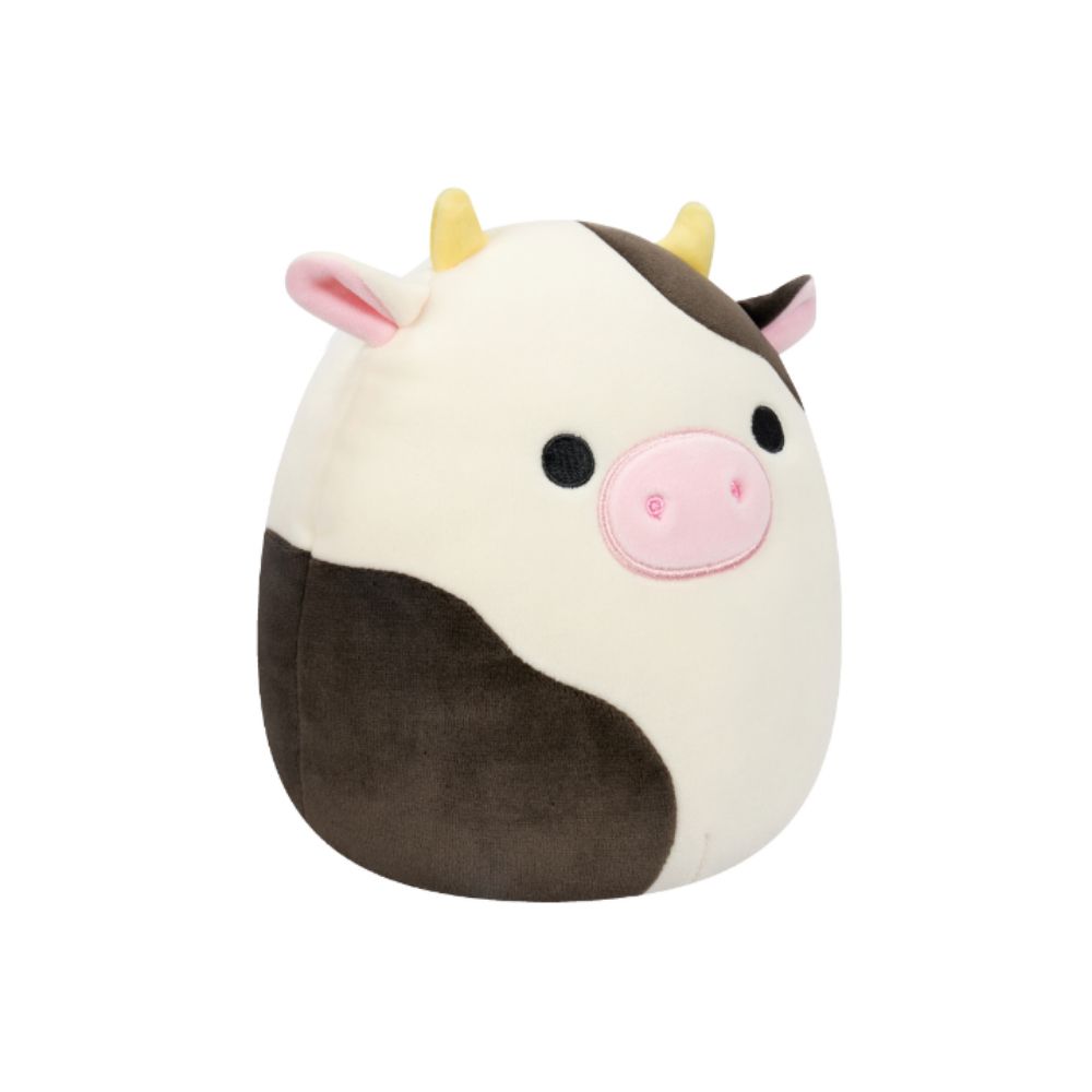 Squishmallows - Connor Cow Plush Toy - 19cm - Black/White