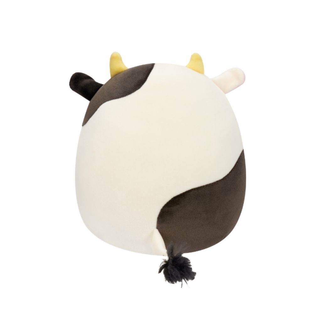 Squishmallows - Connor Cow Plush Toy - 19cm - Black/White