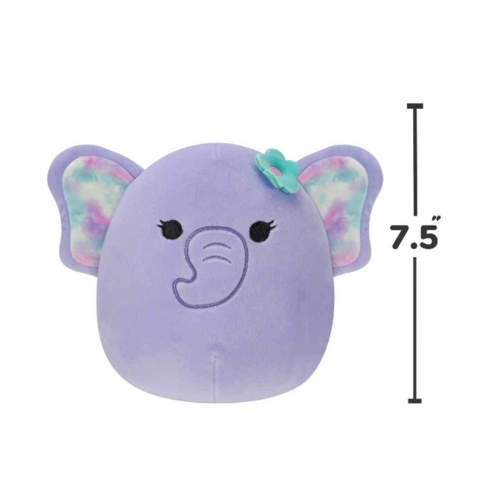 Squishmallows - Anjali Elephant Plush Toy - 19cm - Purple