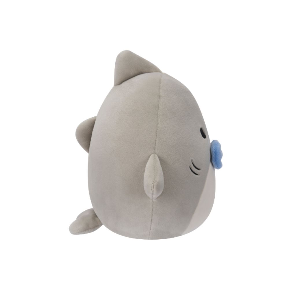 Squishmallows - Gordon Shark Blu Bowtie Plush Toy - 19cm - Grey