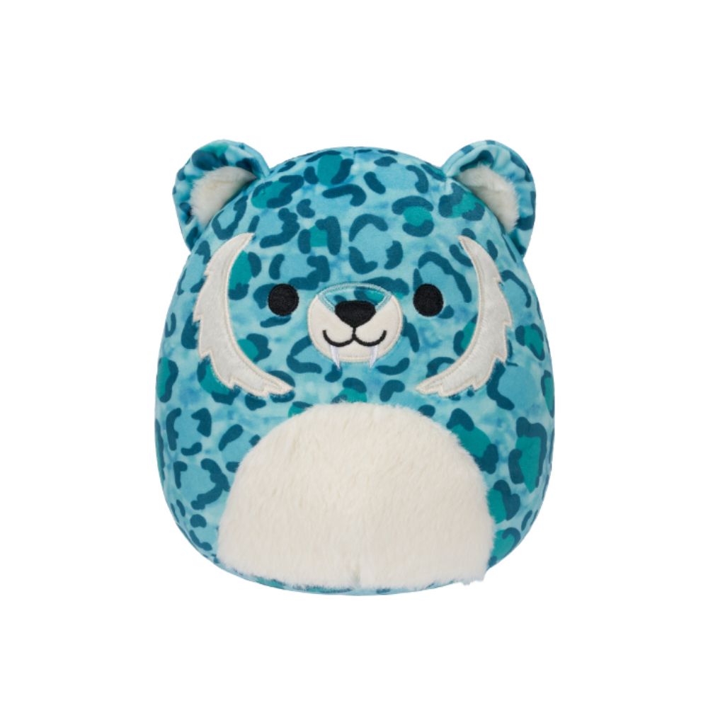 Squishmallows - Griff Inch Saber Tooth Tiger Plush Toy - 19cm - Aqua