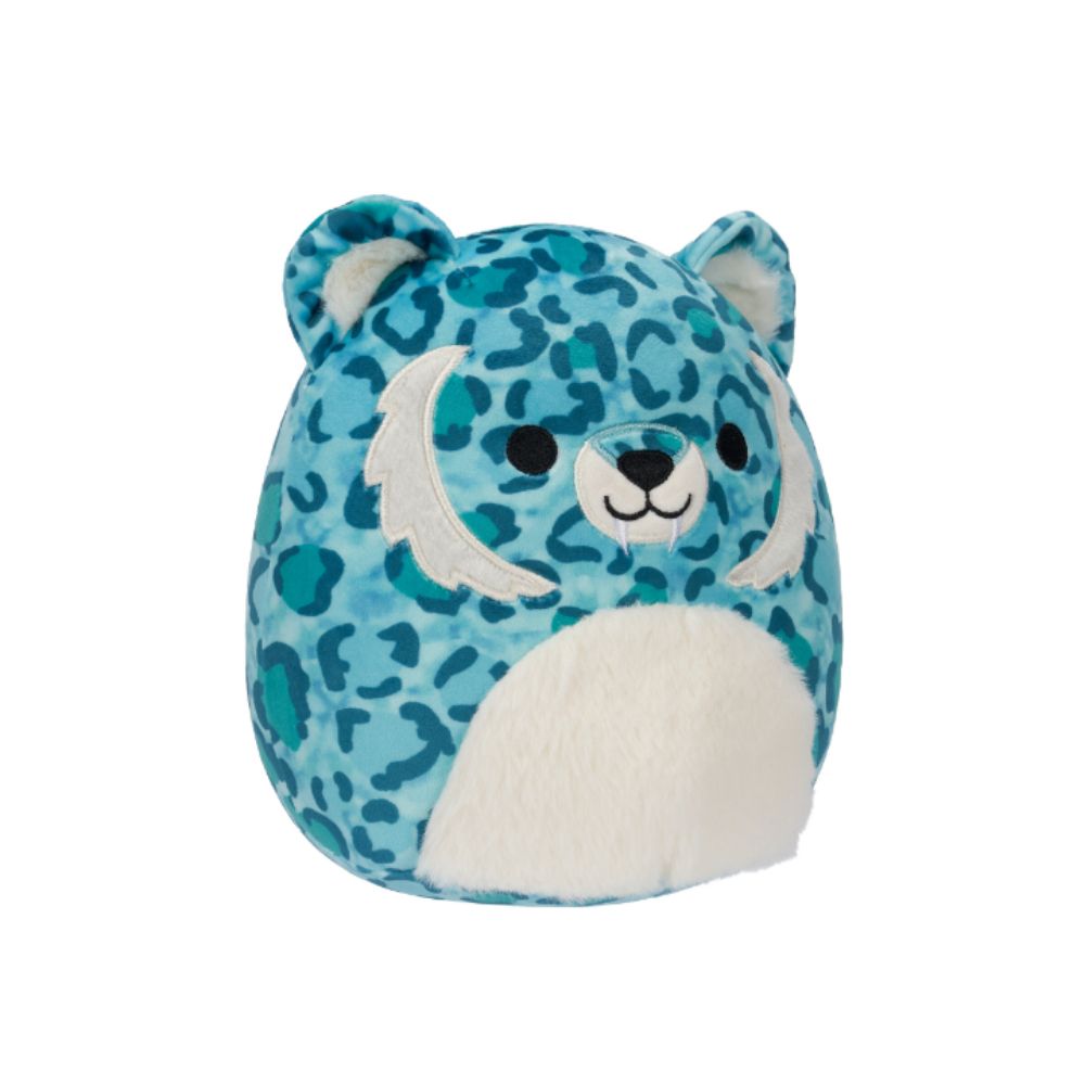 Squishmallows - Griff Inch Saber Tooth Tiger Plush Toy - 19cm - Aqua