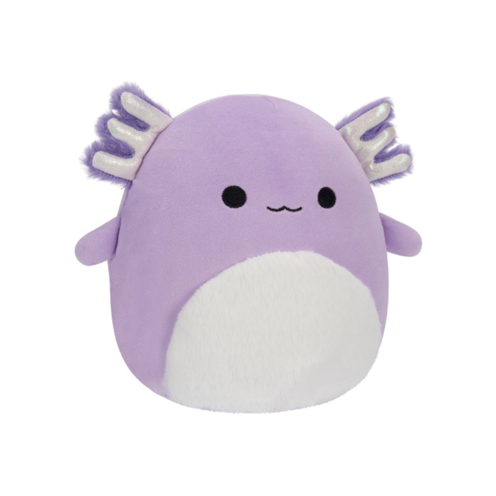 Squishmallows - Monica The Axolotl With Fuzzy Belly Plush Toy - 19cm - Purple