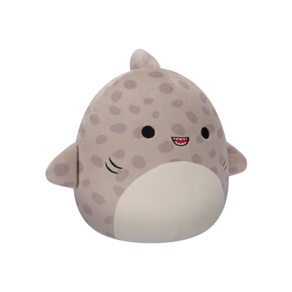 Squishmallows - Azi The Leopard Shark Plush Toy - 19cm - Grey