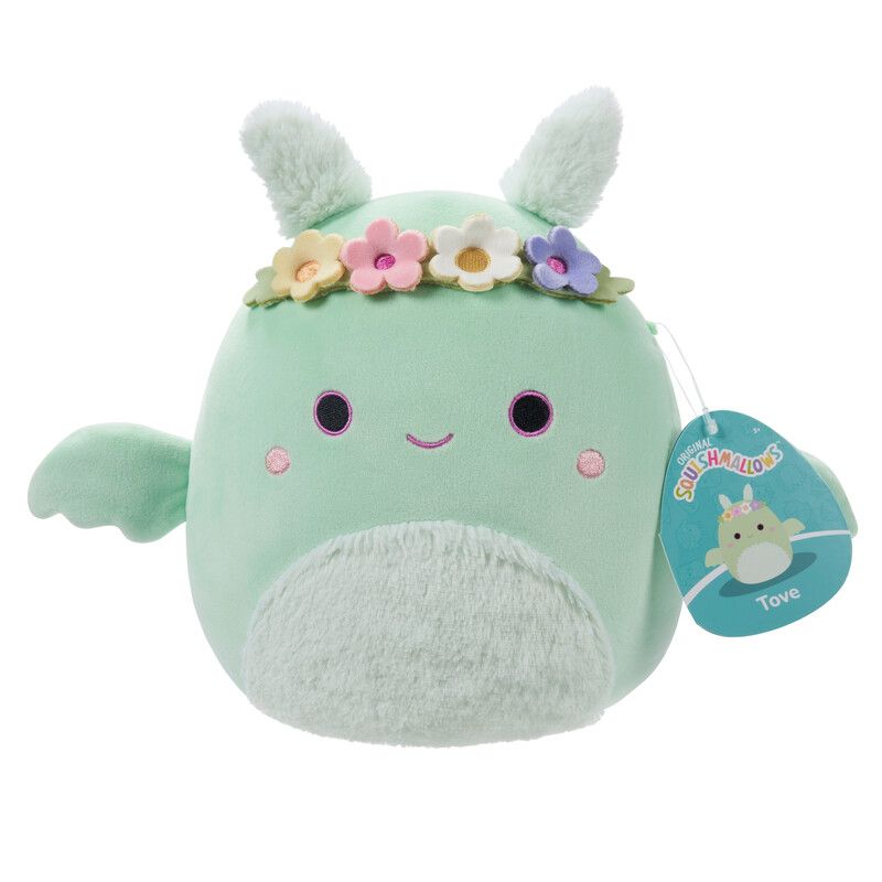 Squishmallows - Tove Mothman Plush Toy - Mint Green - 19 cm