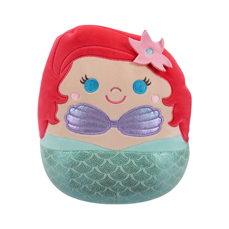 Squishmallows - Disney Princess Ariel Little Plush Toy - 20 cm