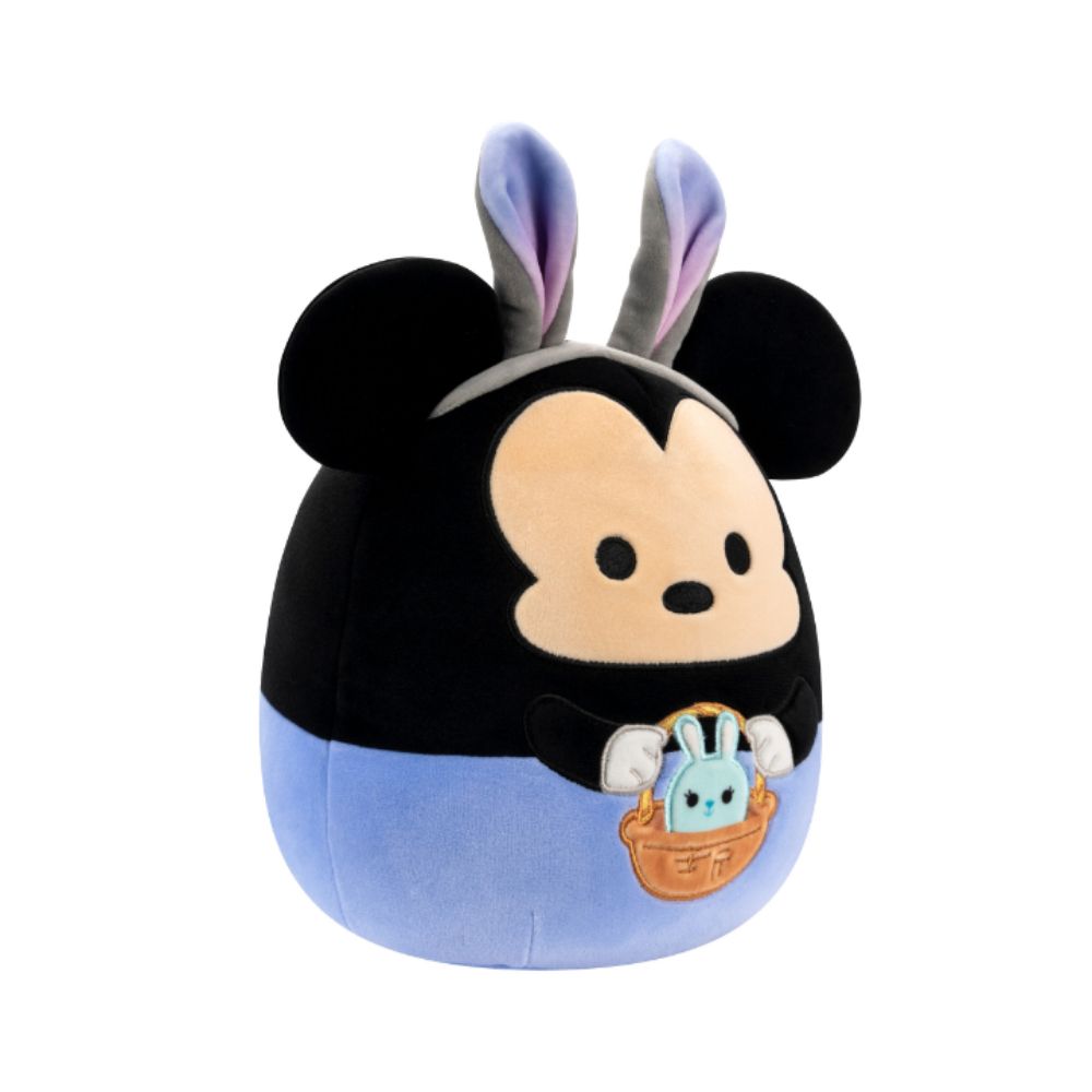 Squishmallows - Mickey In Blue Pants With Bunny Ears Plush Toy - 20cm