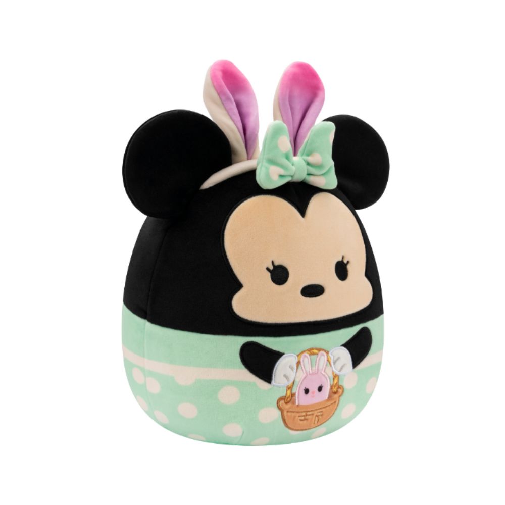 Squishmallows - Minnie In Green Dress With Bunny Ears Plush Toy - 20cm