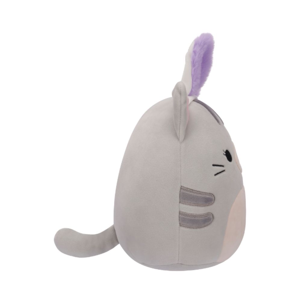 Squishmallows - Tally The Cat Plush Toy - 19cm - Grey