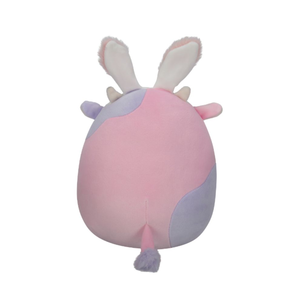 Squishmallows - Patty The Cow Plush Toy - 19cm - Pink/Purple