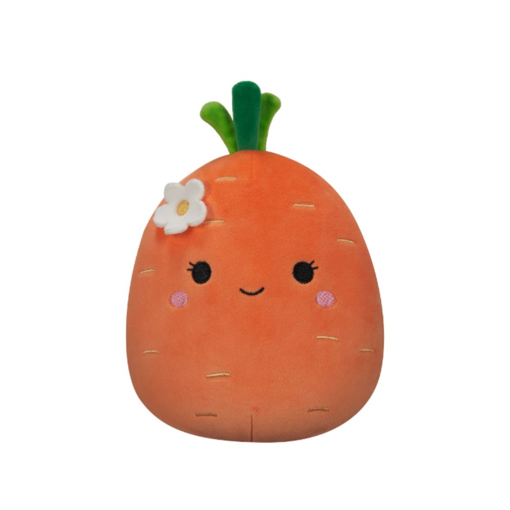 Squishmallows - Caroleena The Carropt Plush Toy - 12.7cm - Orange