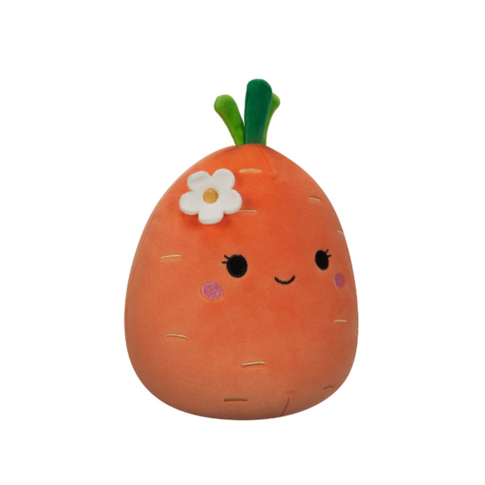 Squishmallows - Caroleena The Carropt Plush Toy - 12.7cm - Orange